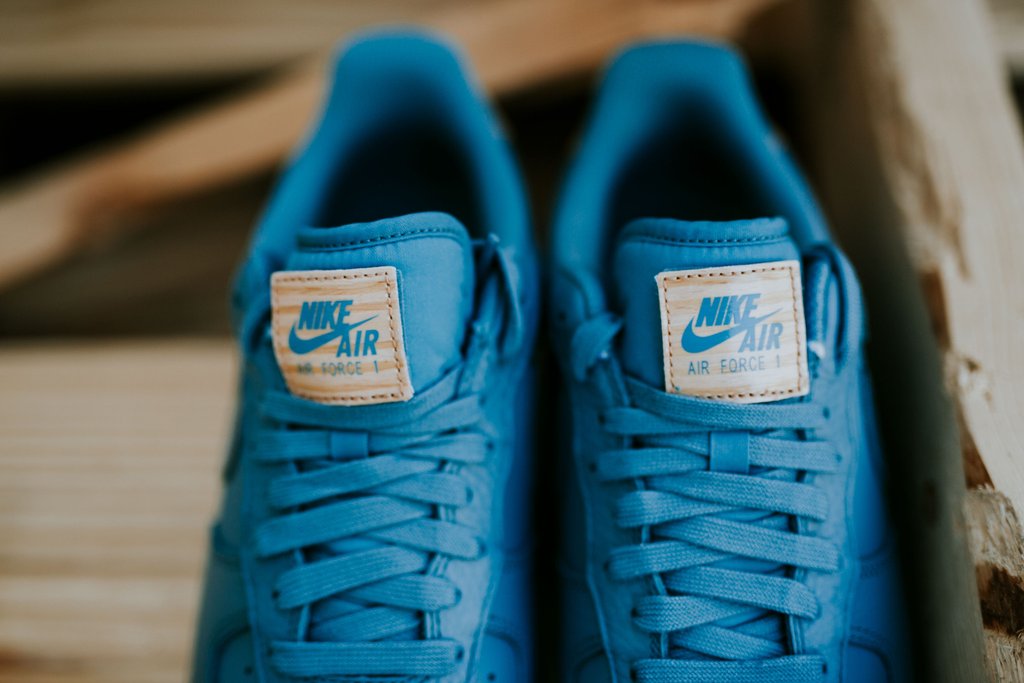 blue leather nike