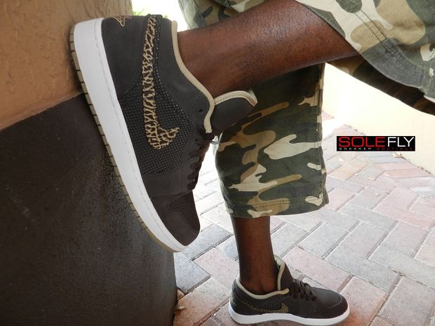 Air Jordan 1 Phat Low Velvet Brown/Khaki-White - Air 23  display picture 1
