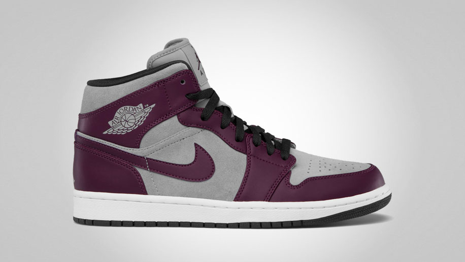 maroon and grey jordans