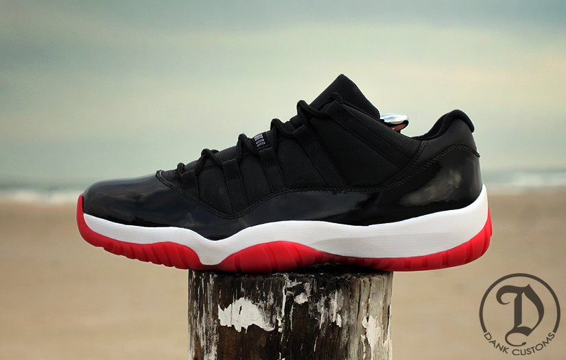 jordan 11 low dirty bred