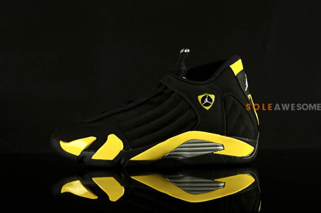 black and yellow 23 jordans
