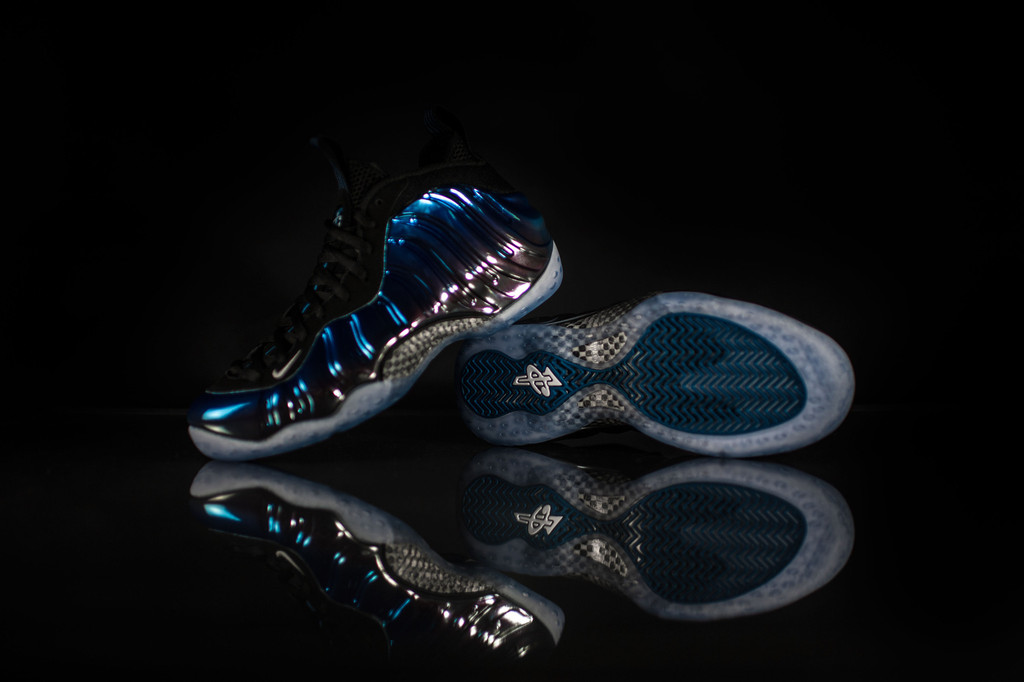 Nike Foamposite Blue Mirror
