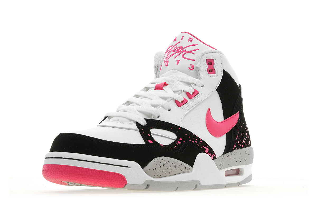 Nike Flight '13 White/Black-Vivid Pink