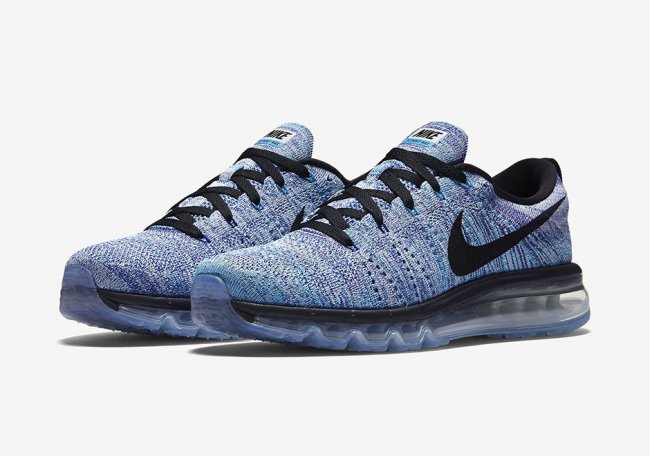 nike flyknit air max chlorine blue