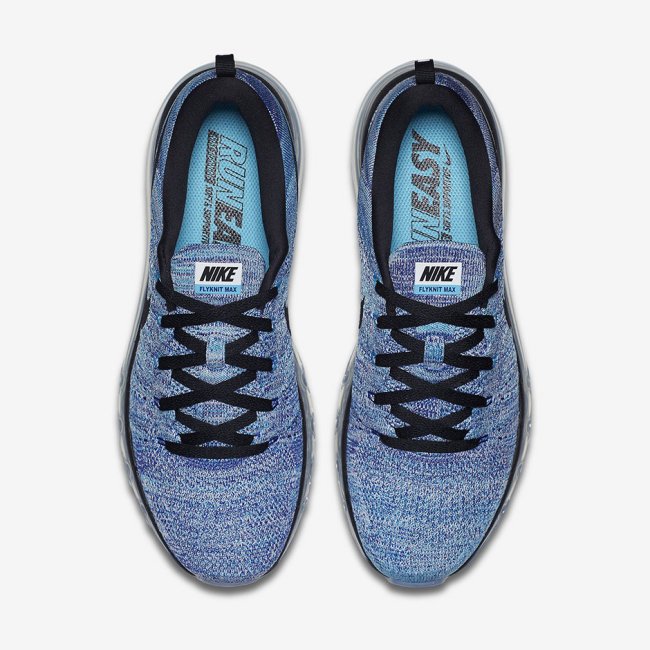 nike flyknit air max chlorine blue