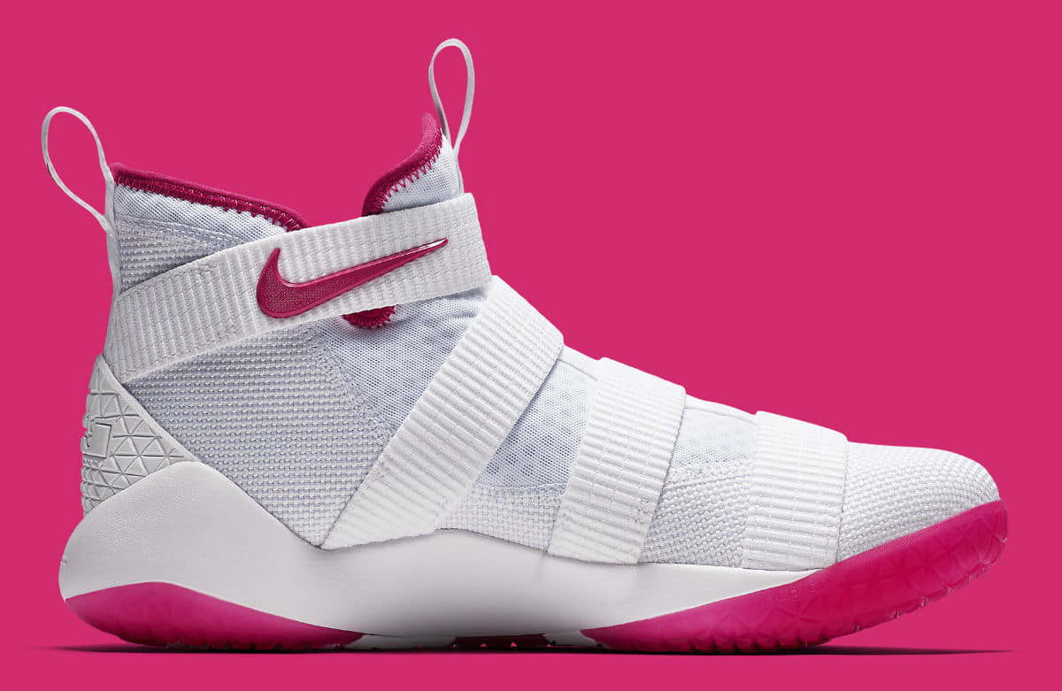 lebron soldier 11 white and pink