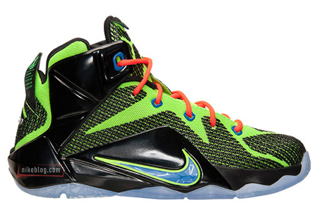 green and black lebrons