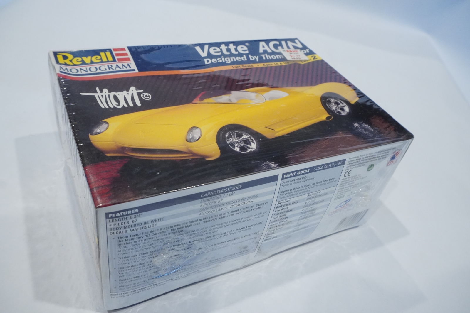 Revell Vette AGIN Corvette Thom Taylor 1/24 Scale Model Kit *BRAND 