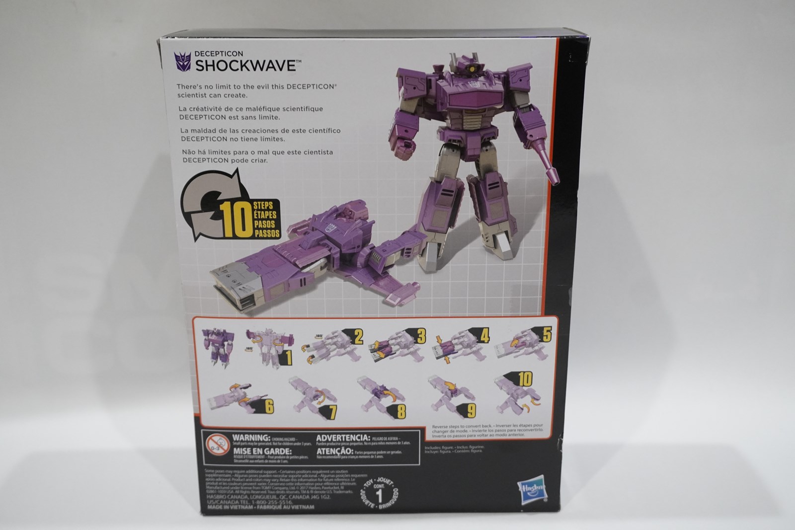 Hasbro Transformers Generations Decepticon Shockwave Walgreens