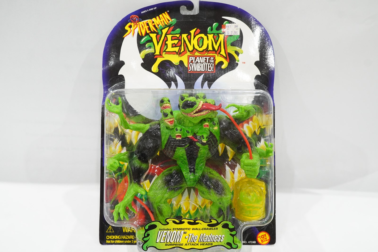 ToyBiz Spider-Man Planet of The Symbiotes Venom MOC Sealed 1996