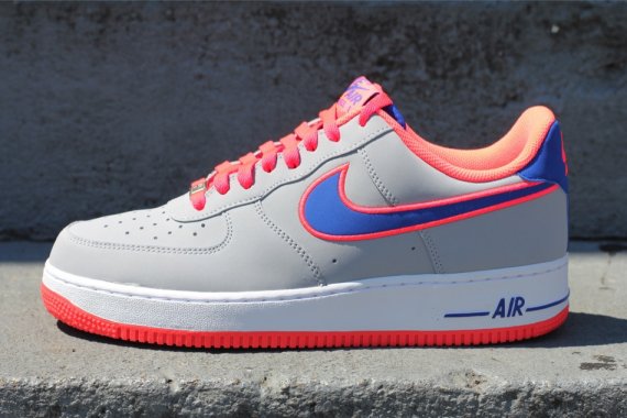 Nike Air Force 1 Low - Wolf Grey/Game Royal-Hot Punch